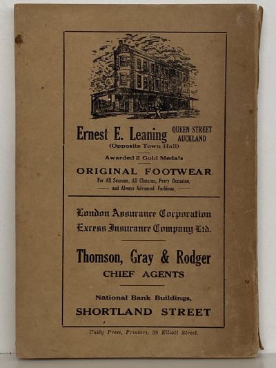 EXHIBITION 1923: Auckland Art Society Catalogue