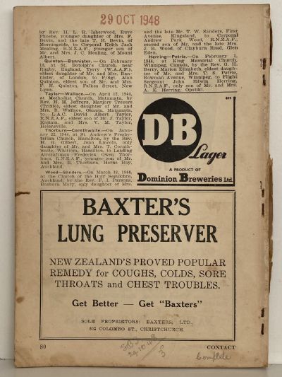 CONTACT: The National Magazine of the RNZAF - Vol. 5, No. 6 - June 1944