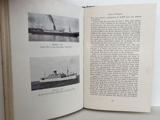 SHAW SAVILL LINE: One hundred years of trading