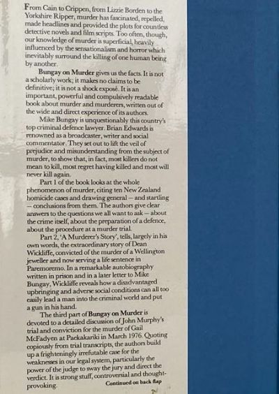 BUNGAY ON MURDER