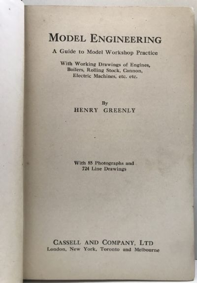 MODEL ENGINEERING: A Guide to Model Workshop Practice