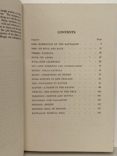 THE 35th BATTALION: Record of Service with the 3rd Division in the Pacific