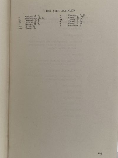 THE 35th BATTALION: Record of Service with the 3rd Division in the Pacific