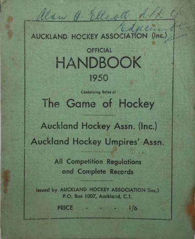 Auckland Hockey Association : Official Handbook 1950 