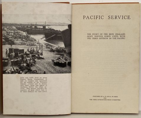 PACIFIC SERVICE: Story of the New Zealand Army Service Corps Units in the Pacific
