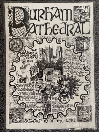 OLD POSTER: Durham Cathedral
