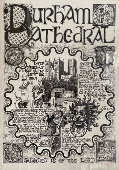 OLD POSTER: Durham Cathedral