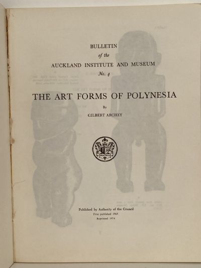 THE ART FORMS OF POLYNESIA