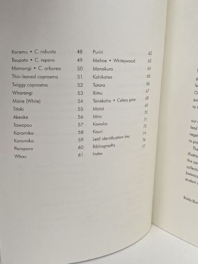 NATIVE TREES AND SHRUBS OF THE HAURAKI GULF ISLANDS