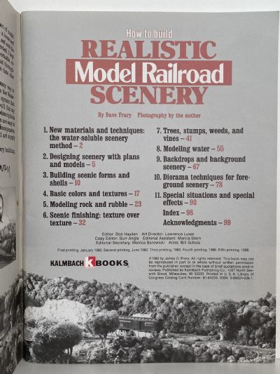 HOW TO BUILD REALISTIC MODEL RAILROAD SCENERY