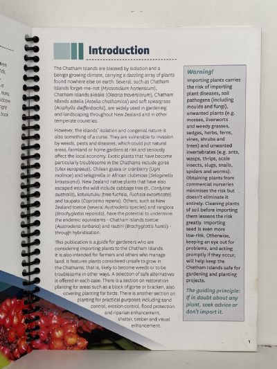 GROWING WITH CONFIDENCE: A Planting Guide for the Chatham Islands