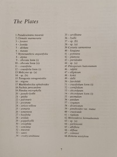 EAGLE'S TREES AND SHRUBS OF NEW ZEALAND: Volume One and Volume Two