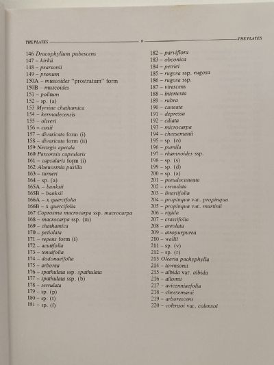 EAGLE'S TREES AND SHRUBS OF NEW ZEALAND: Volume One and Volume Two