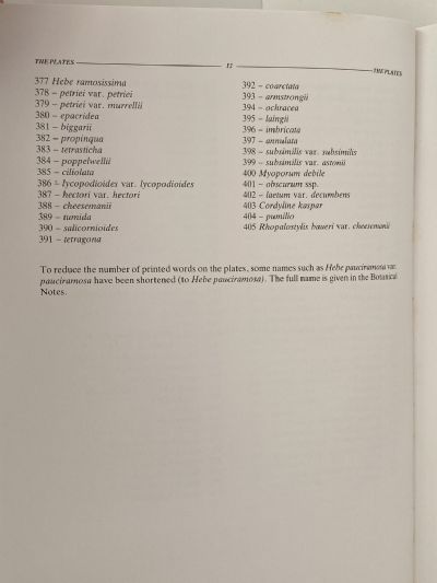 EAGLE'S TREES AND SHRUBS OF NEW ZEALAND: Volume One and Volume Two