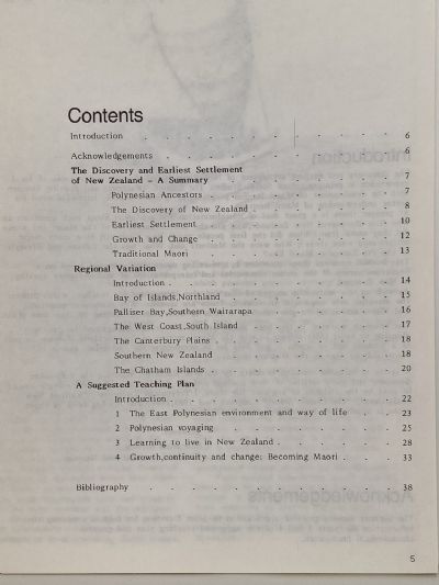 AN INTRODUCTION TO NEW ZEALAND PREHISTORY: A Maori Studies Resource Book