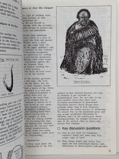 AN INTRODUCTION TO NEW ZEALAND PREHISTORY: A Maori Studies Resource Book