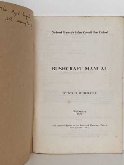 BUSHCRAFT: Your Basic Manual No.1