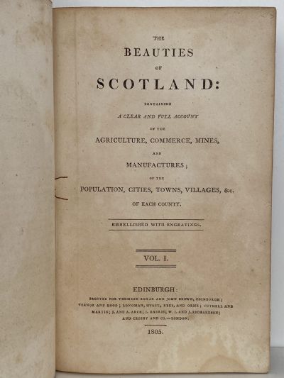 THE BEAUTIES OF SCOTLAND