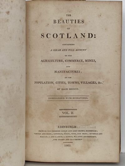 THE BEAUTIES OF SCOTLAND