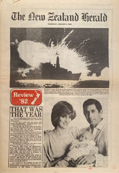 OLD NEWSPAPER: The New Zealand Herald - 6 January 1983 - Review of 1982