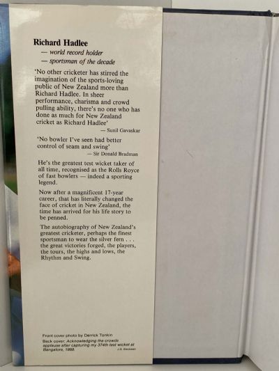 RHYTHM AND SWING: Richard Hadlee Autobiography