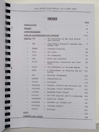 COOK STRAIT RAIL FERRIES: As I Knew Them