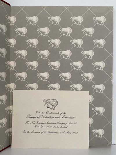 BOLD CENTURY 1859 - 1959: New Zealand Insurance Company