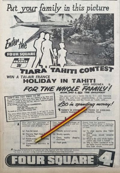 VINTAGE NEWSPAPER ADVERT: Four Square Stores, 27 December 1962