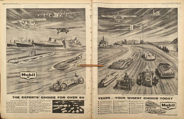 VINTAGE NEWSPAPER ADVERT: Mobil Oil 1962