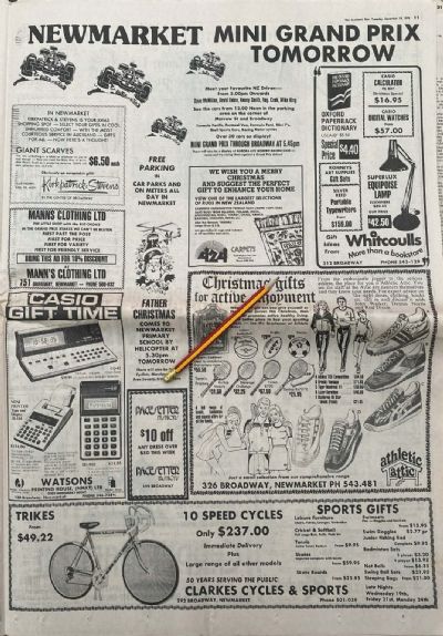 VINTAGE NEWSPAPER ADVERT: Newmarket Broadway 1979