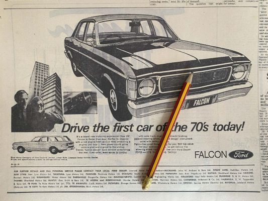 VINTAGE NEWSPAPER ADVERT: Ford XW Falcon 1969