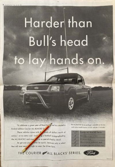 VINTAGE NEWSPAPER ADVERT: Ford Courier 1996