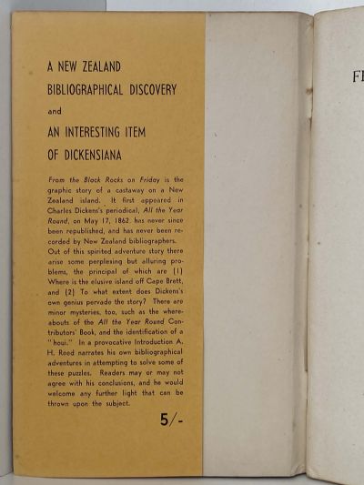 FROM THE BLACK ROCKS, ON FRIDAY - A Northland Story, a Gold Digger's Notes