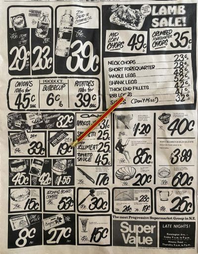 VINTAGE NEWSPAPER ADVERT: Shop Super Value Supermarkets 1973