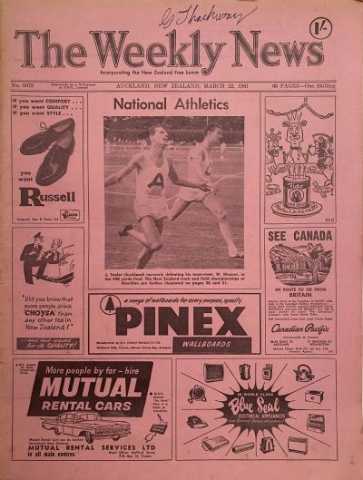 OLD NEWSPAPER: The Weekly News, No. 5078, 22 March 1961