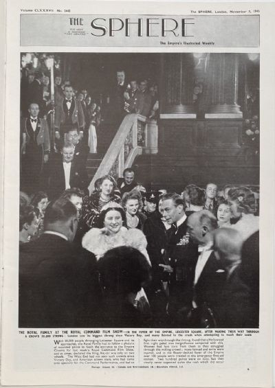 THE SPHERE The Empire's Illustrated Weekly - 9 November 1946, No. 2442