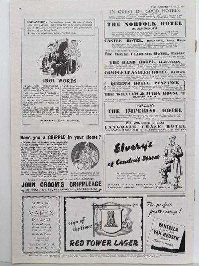 THE SPHERE The Empire's Illustrated Weekly - 8 April 1944, No. 2307