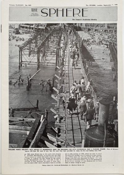 THE SPHERE The Empire's Illustrated Weekly - 7 September 1946, No. 2433