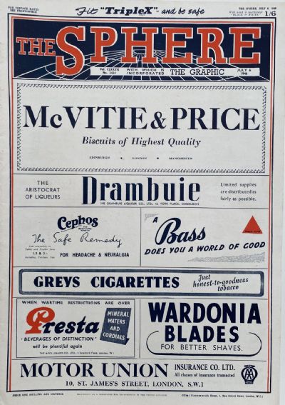 THE SPHERE The Empire's Illustrated Weekly - 6 July 1946, No. 2424