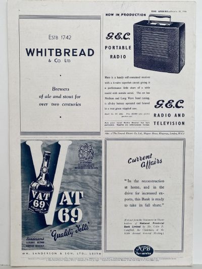 THE SPHERE The Empire's Illustrated Weekly - 30 March 1946, No. 2410