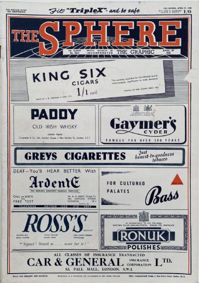 THE SPHERE The Empire's Illustrated Weekly - 27 April 1946, No. 2414