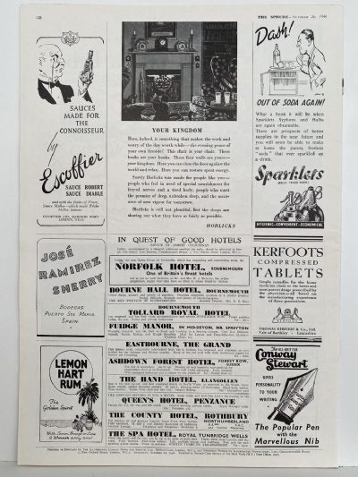 THE SPHERE The Empire's Illustrated Weekly - 26 October 1946, No. 2440