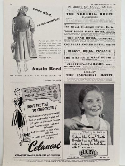 THE SPHERE The Empire's Illustrated Weekly - 26 February 1944, No. 2301