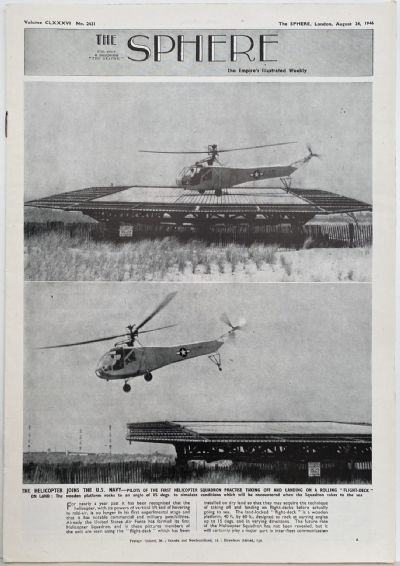 THE SPHERE The Empire's Illustrated Weekly - 24 August 1946, No. 2431