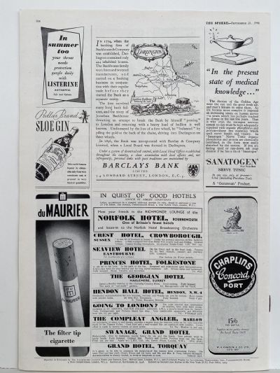 THE SPHERE The Empire's Illustrated Weekly - 21 September 1946, No. 2435