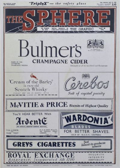 THE SPHERE The Empire's Illustrated Weekly - 20 May 1944, No. 2313