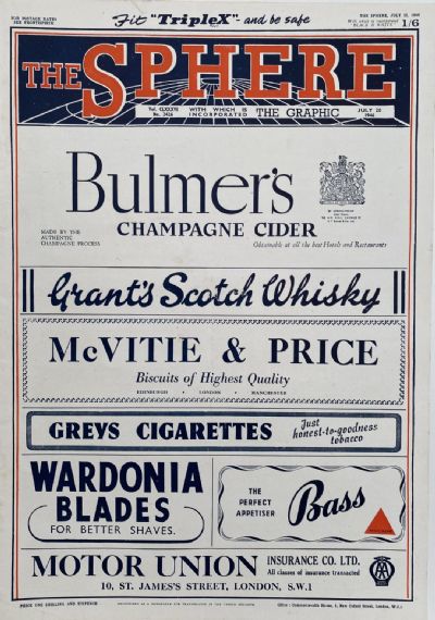 THE SPHERE The Empire's Illustrated Weekly - 20 July 1946, No. 2426