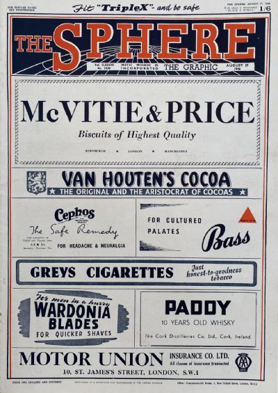 THE SPHERE The Empire's Illustrated Weekly - 17 August 1946, No. 2430