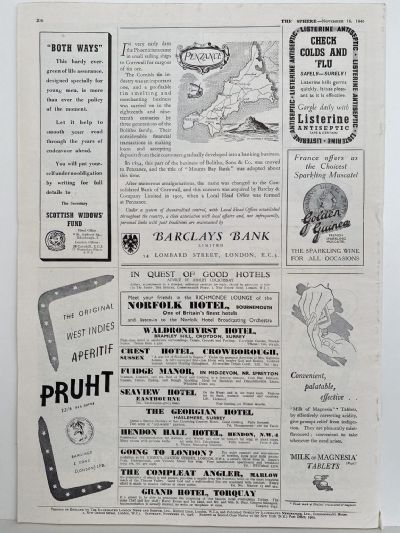 THE SPHERE The Empire's Illustrated Weekly - 16 November 1946, No. 2443