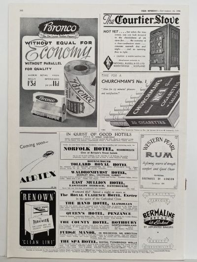 THE SPHERE The Empire's Illustrated Weekly - 14 Sept 1946, No. 2434